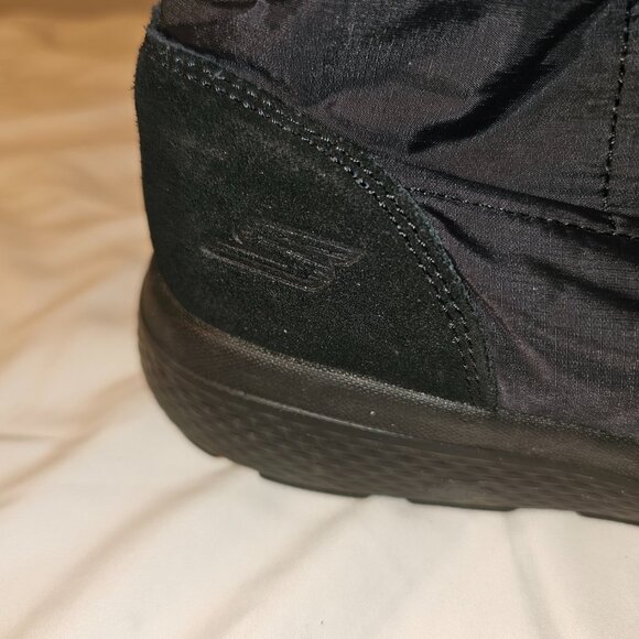 Sketchers Black Lined Boots US Size 8-1/2 - Picture 5 of 5